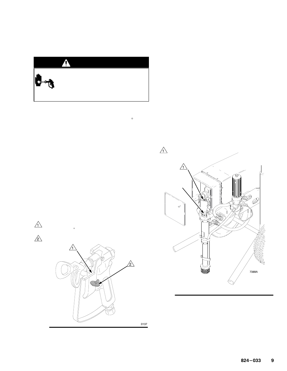Operation, Warning | Sherwin-Williams ULTIMATE 824-032 User Manual | Page 9 / 32