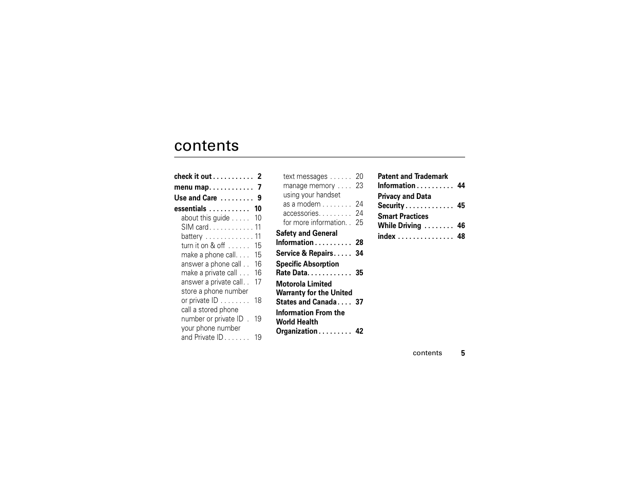 TELUS I365 User Manual | Page 8 / 53