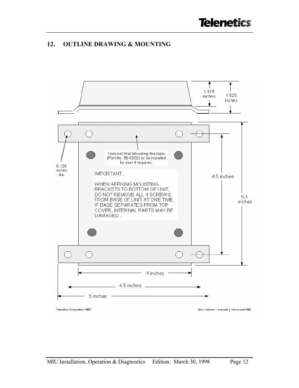 Telenetics MIU14.4 User Manual | Page 14 / 31