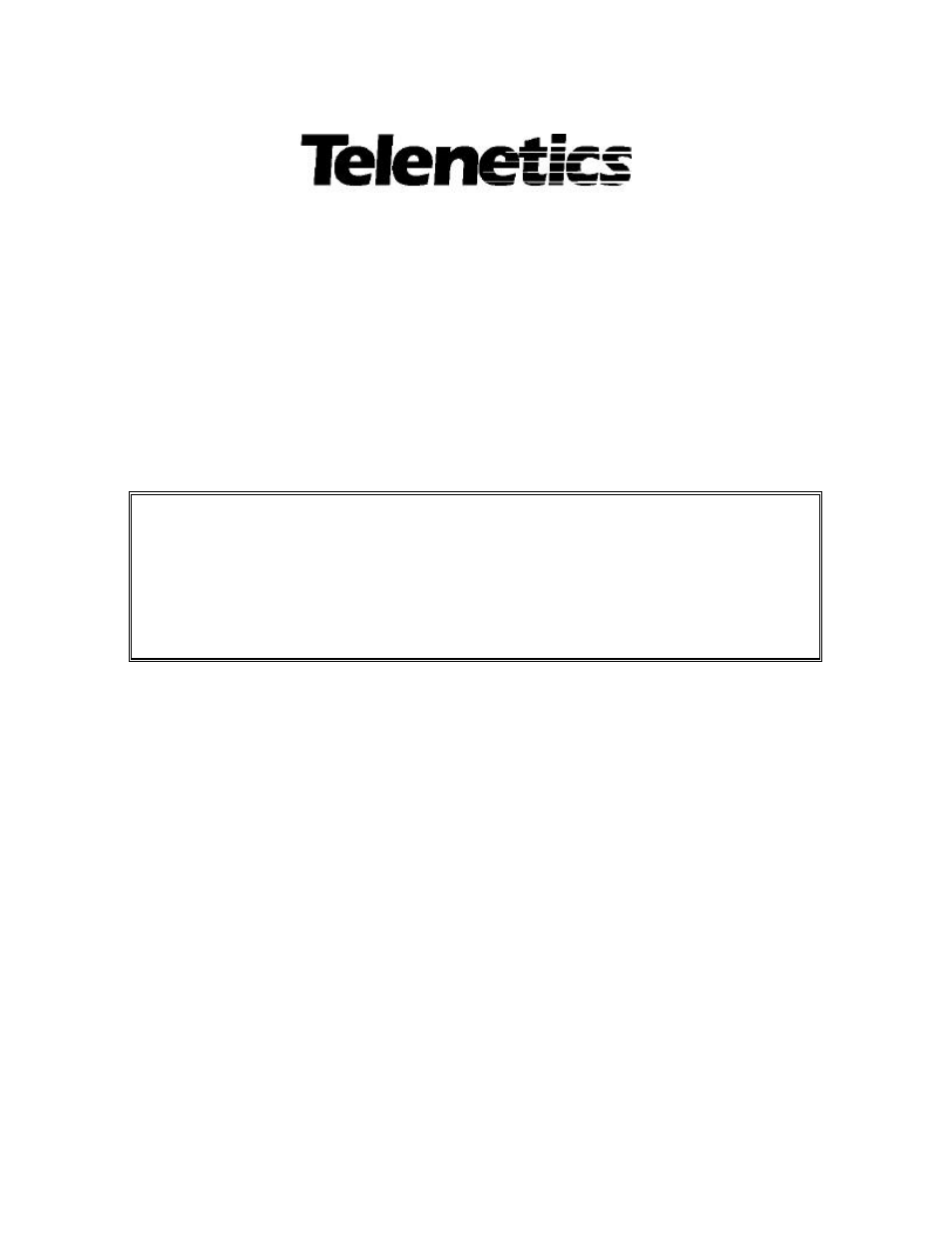 Telenetics MIU Dial or Leased Line modem with RS-485 User Manual | 16 pages