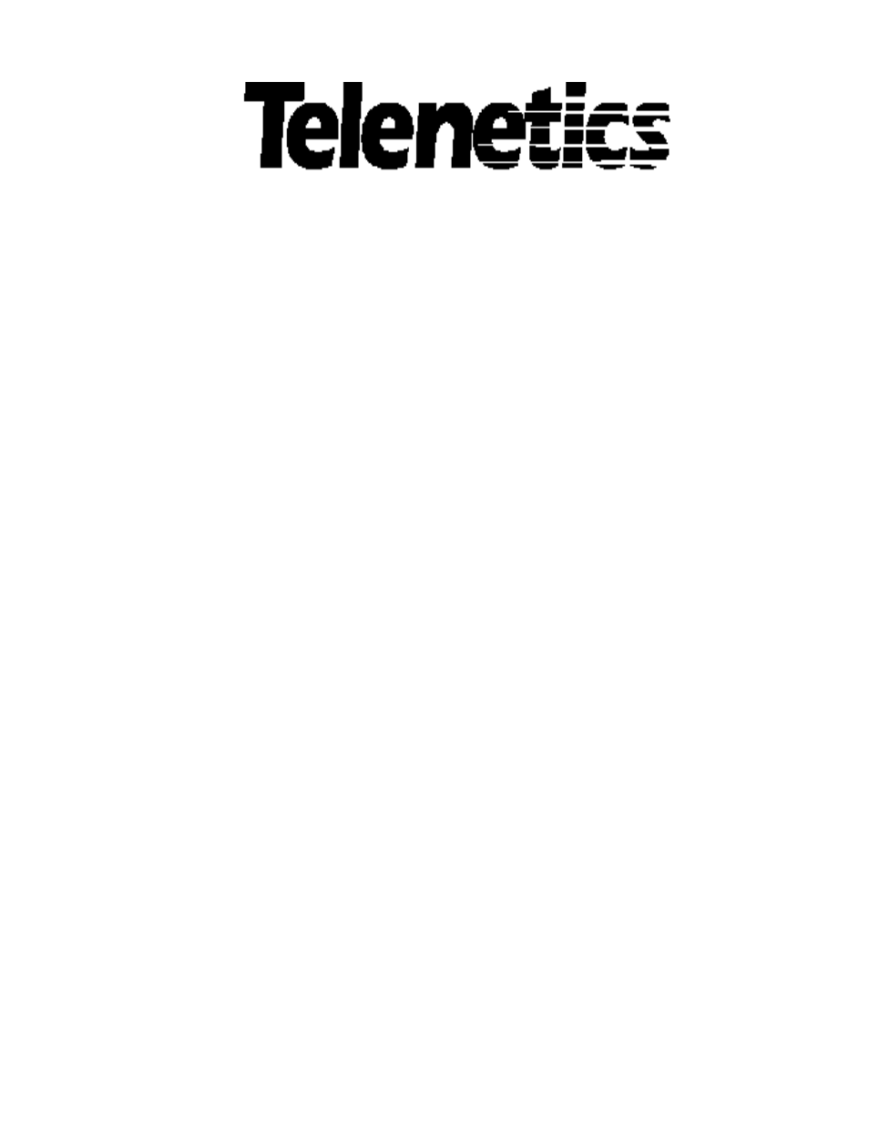 Telenetics OMEGA Communications and Interface Cabinet Antenna User Manual | 11 pages
