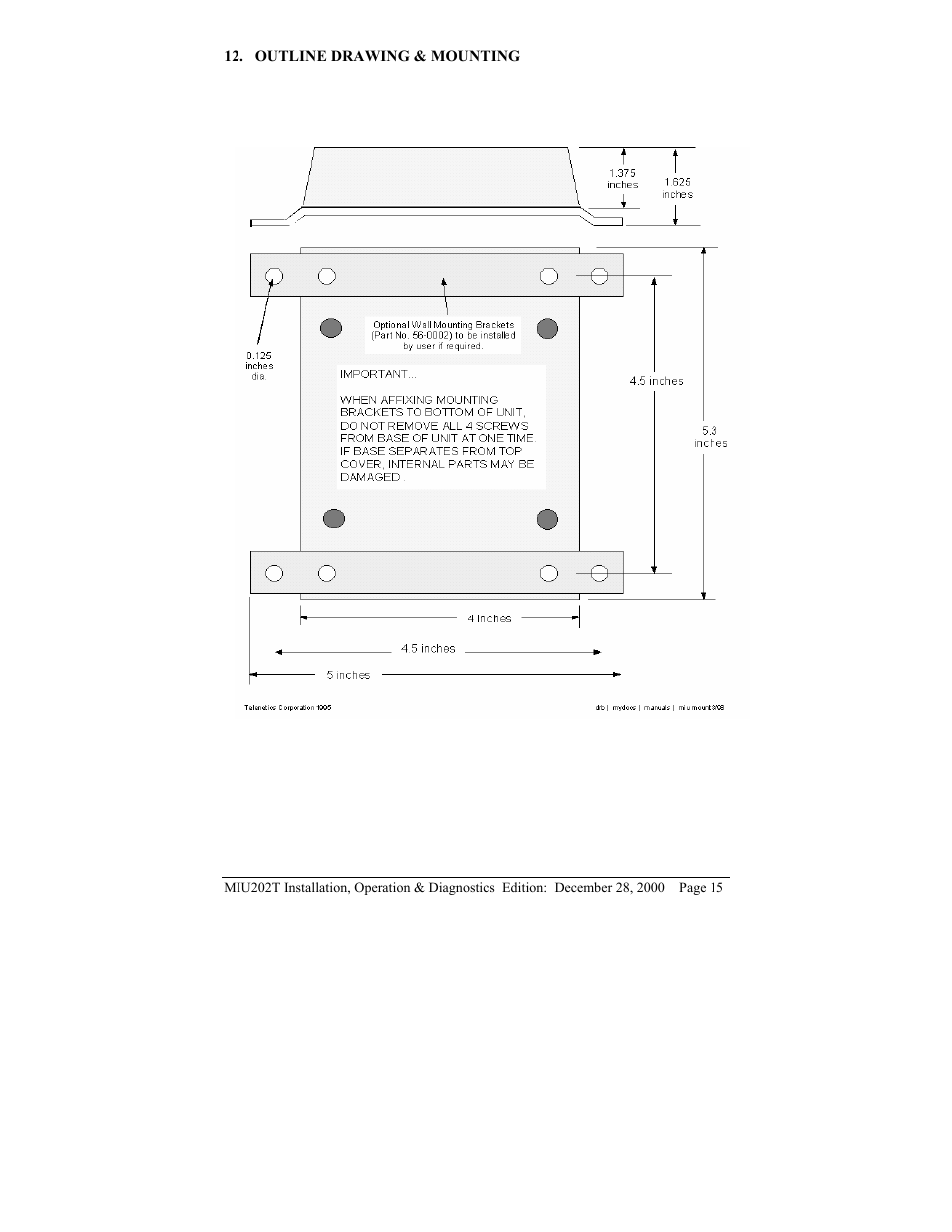Telenetics MIU202T Modem User Manual | Page 17 / 25