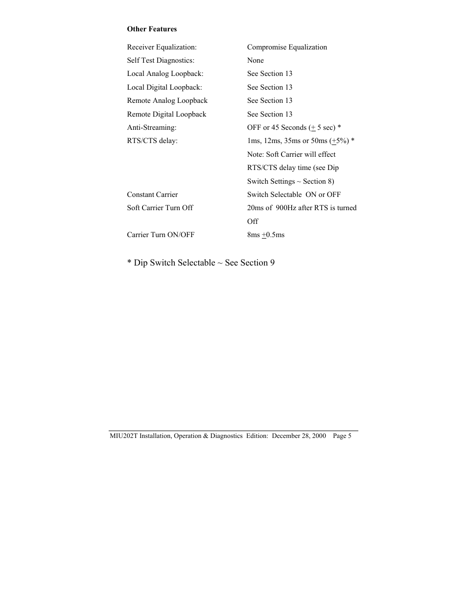 Telenetics MIU202T Modem User Manual | Page 7 / 25