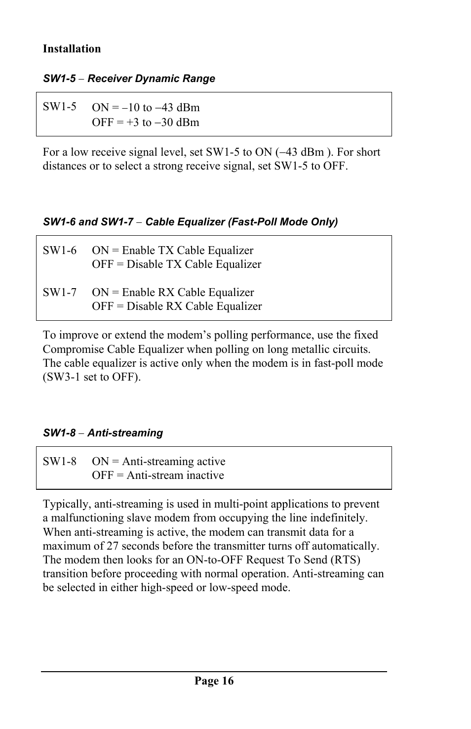 Telenetics DSP 9612 User Manual | Page 15 / 44