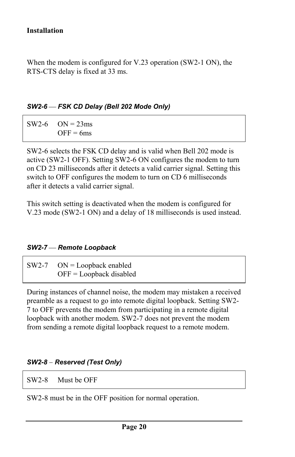 Telenetics DSP 9612 User Manual | Page 19 / 44