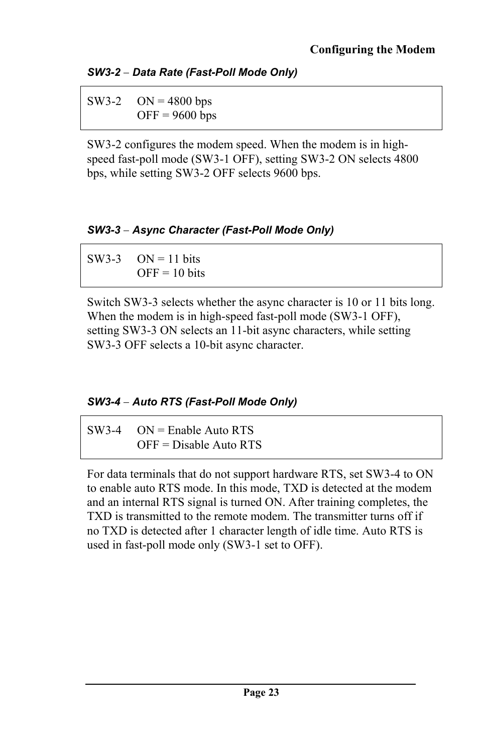 Telenetics DSP 9612 User Manual | Page 22 / 44