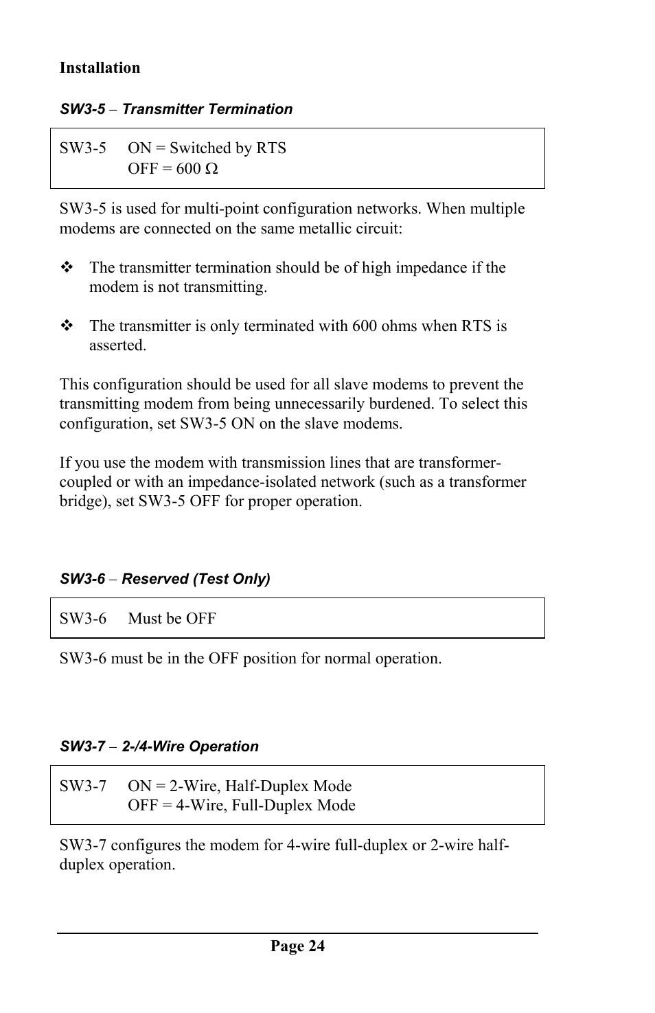 Telenetics DSP 9612 User Manual | Page 23 / 44