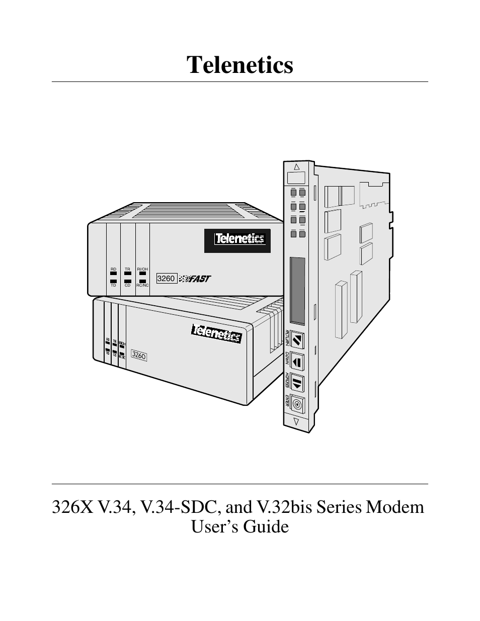 Telenetics V.34-SDC User Manual | 233 pages
