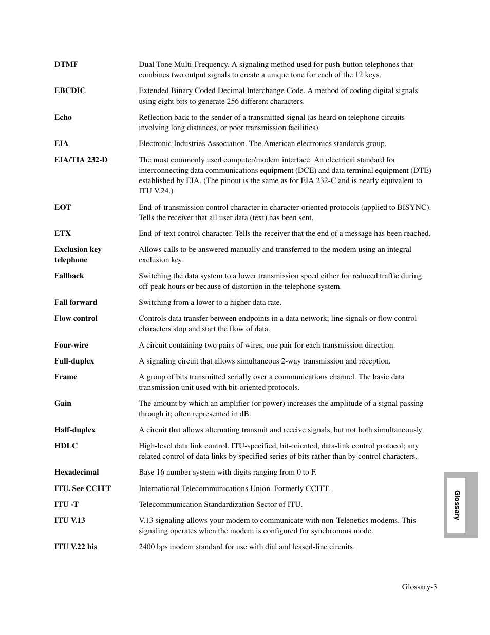 Telenetics V.34-SDC User Manual | Page 223 / 233