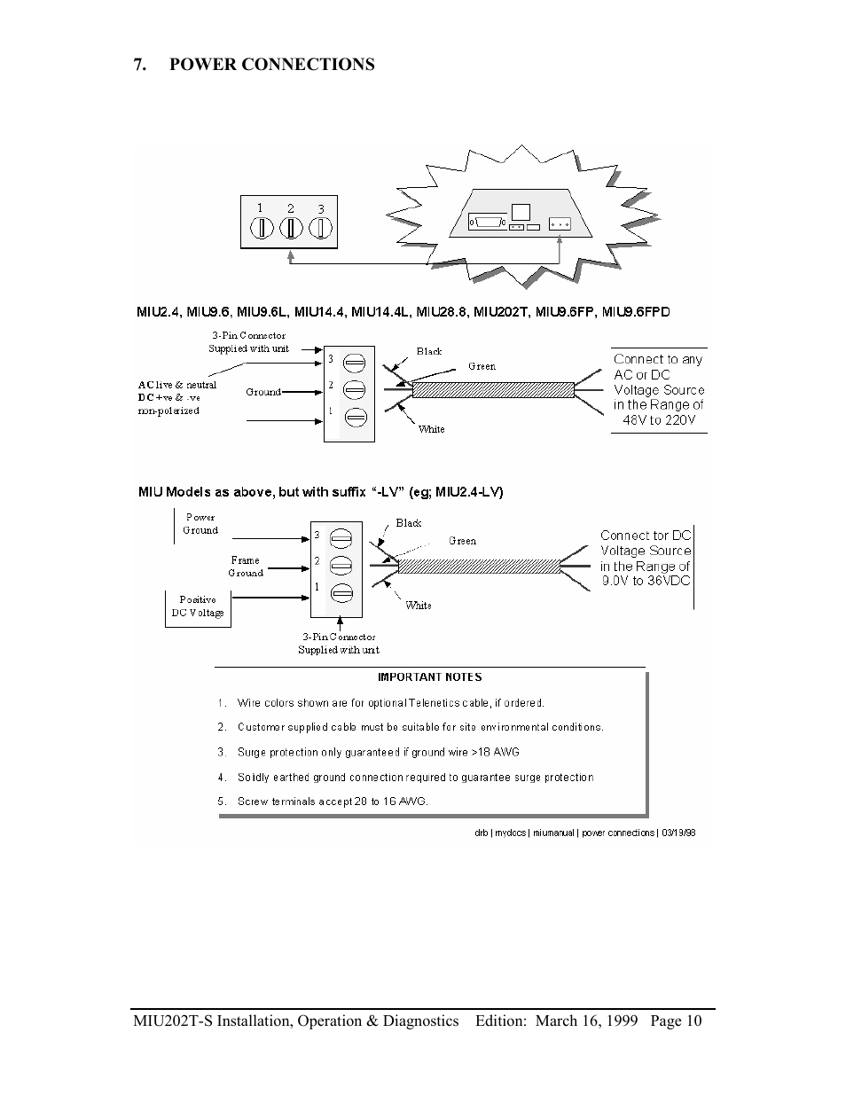 Telenetics MIU202T-S User Manual | Page 12 / 26