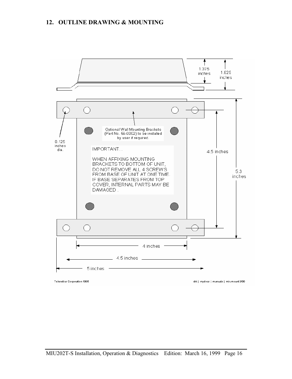 Telenetics MIU202T-S User Manual | Page 18 / 26