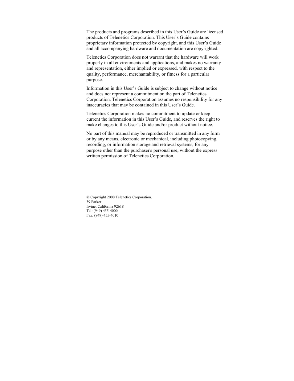 Telenetics MOT202TRM User Manual | Page 3 / 38