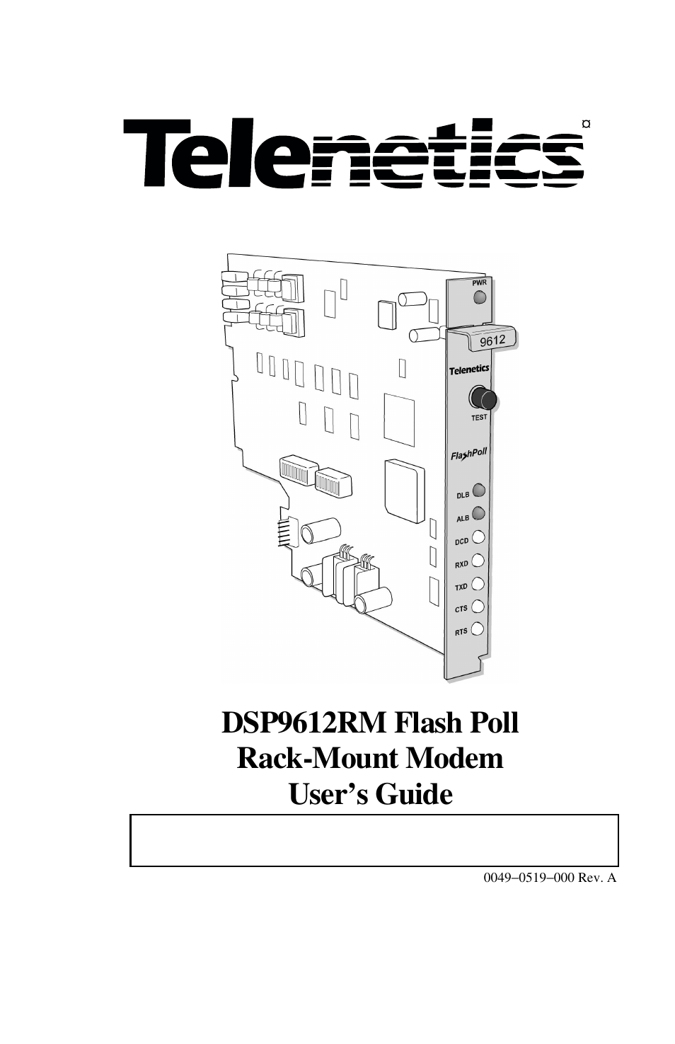 Telenetics DSP9612RM User Manual | 36 pages