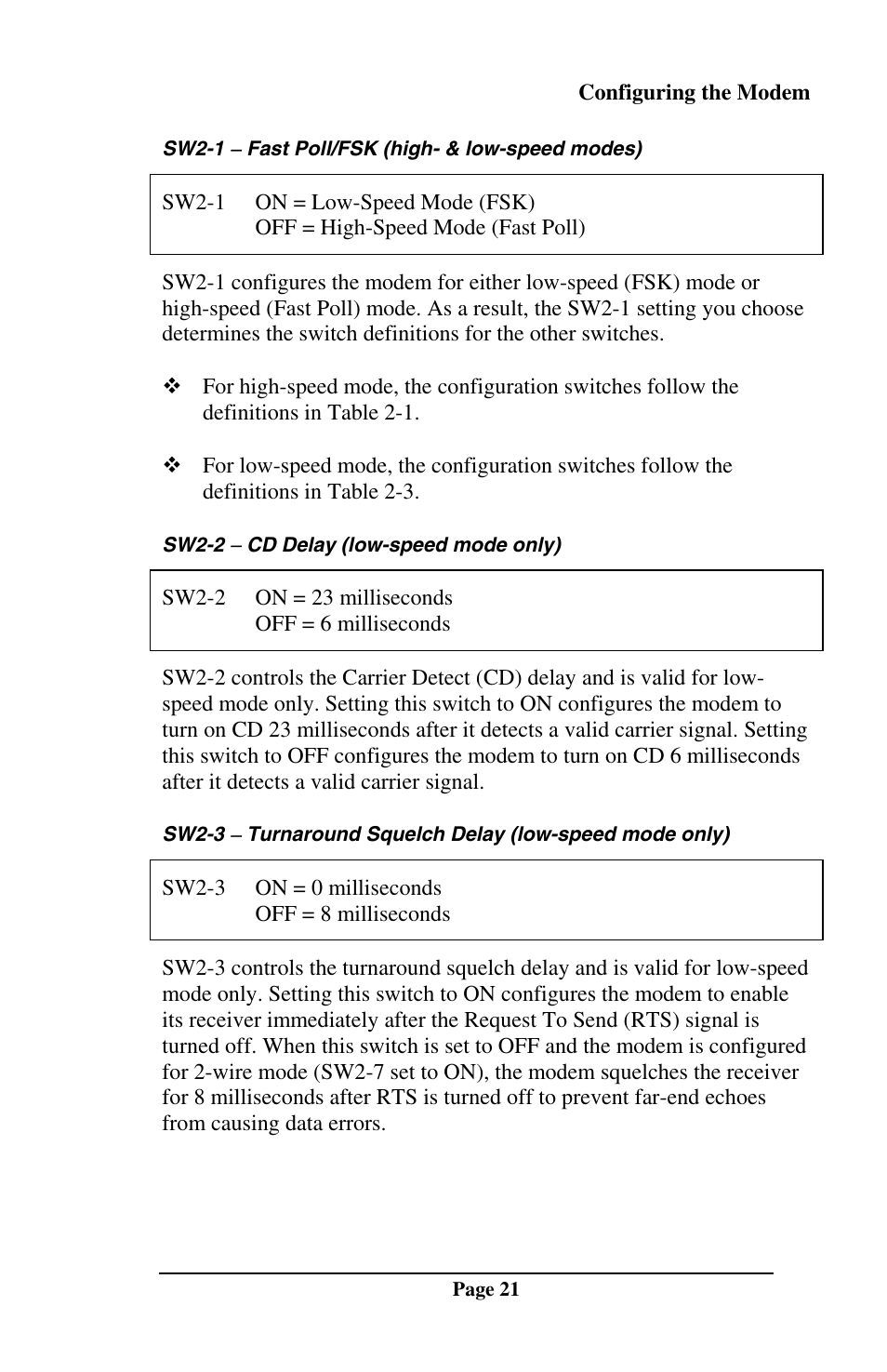 Telenetics DSP9612RM User Manual | Page 21 / 36