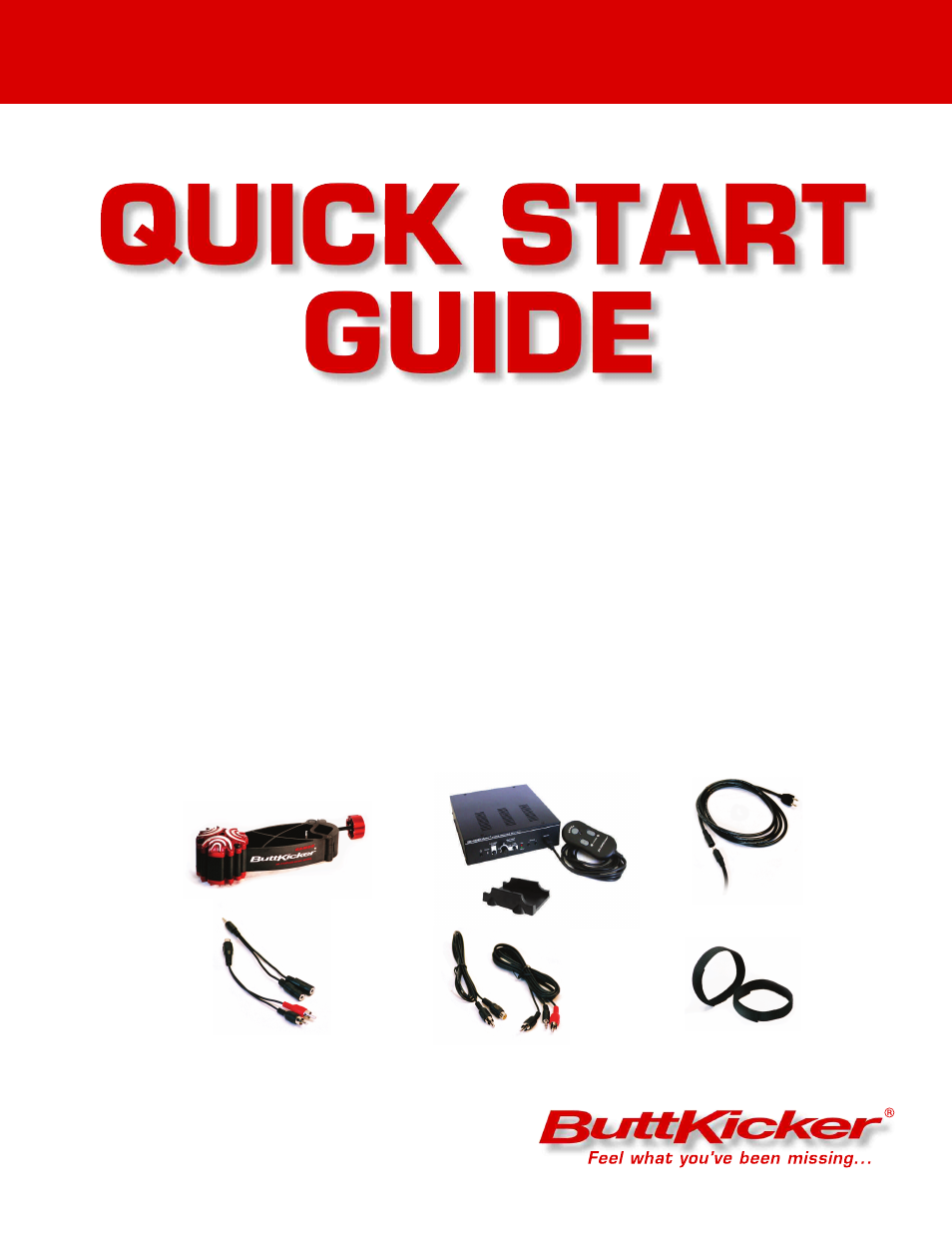 ButtKicker BK-GR2 User Manual | 6 pages