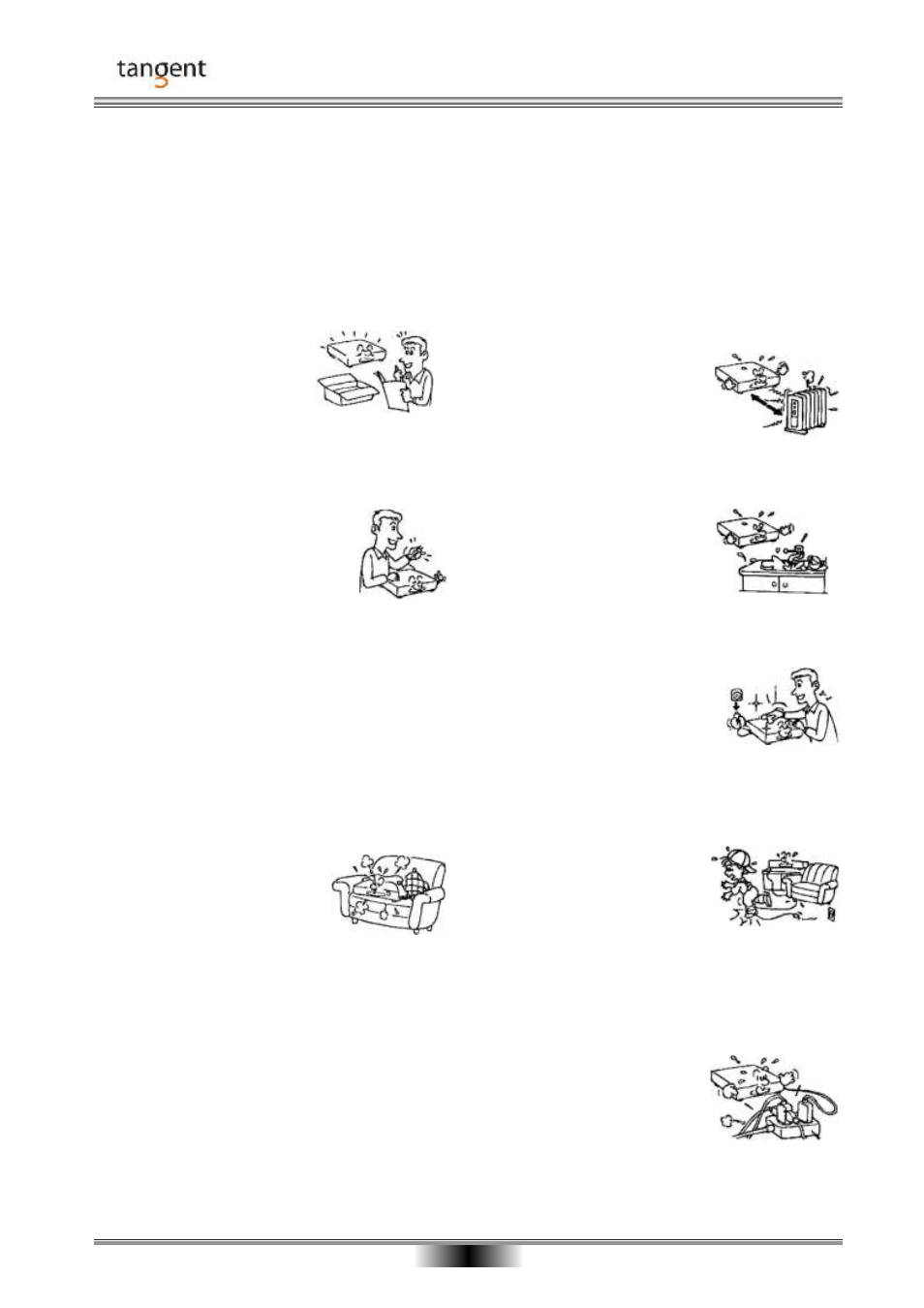 Important safety instructions | Tangent AMP-50 User Manual | Page 5 / 20