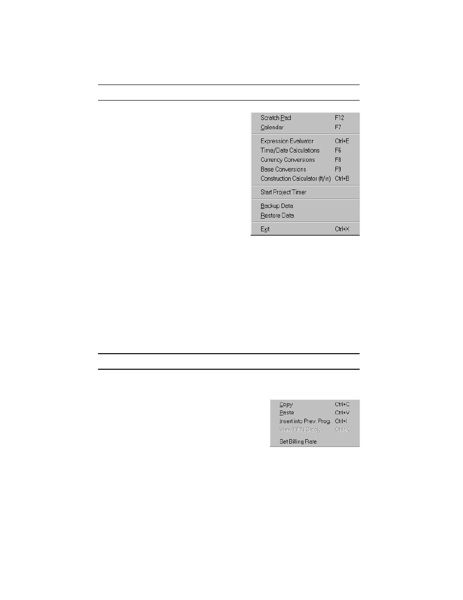 File menu, Edit menu | Tangent 2.2 User Manual | Page 16 / 48