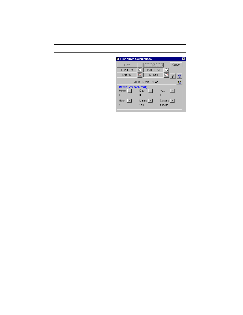 Time/date calculations | Tangent 2.2 User Manual | Page 37 / 48