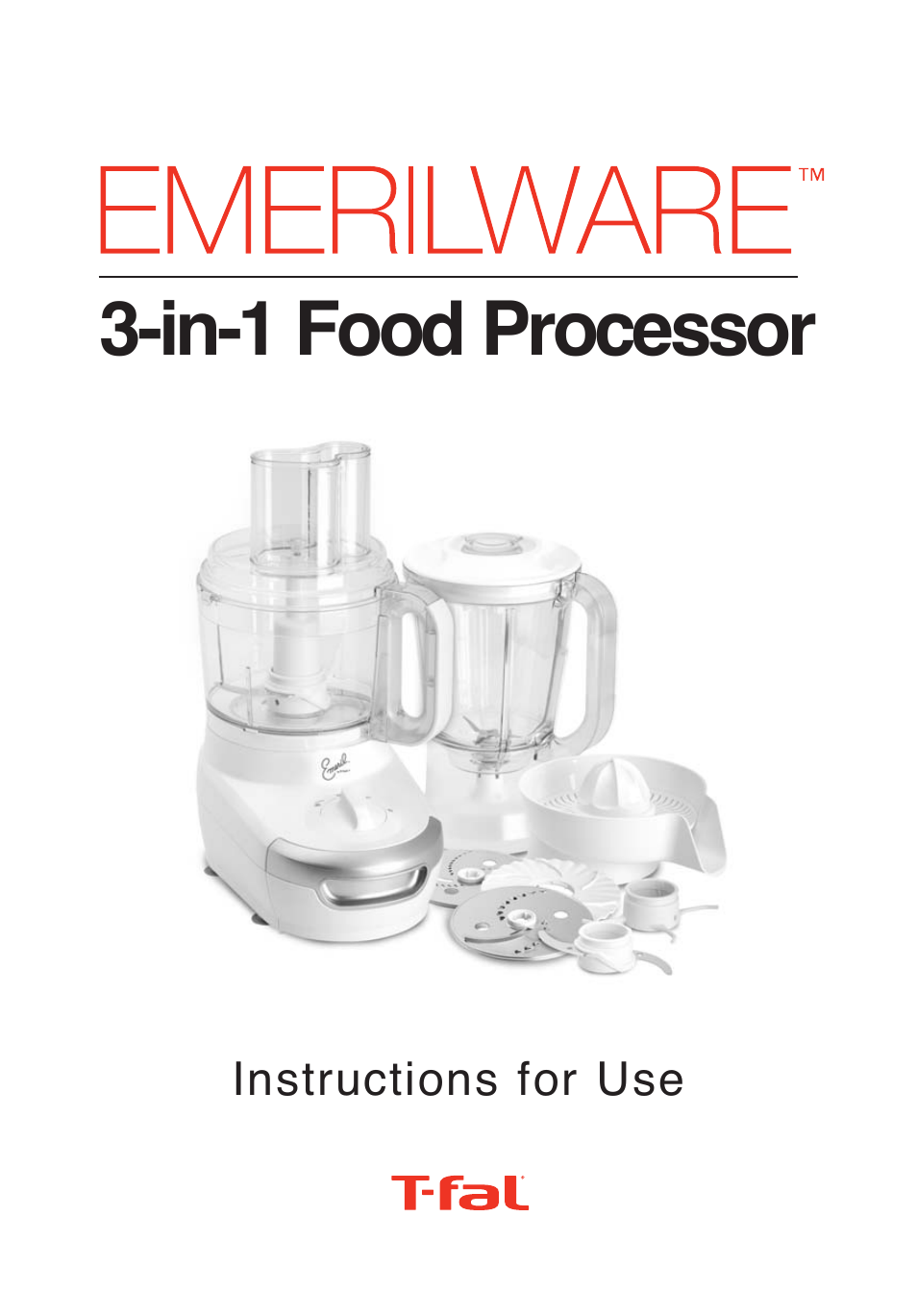 T-Fal Emerilware User Manual | 16 pages