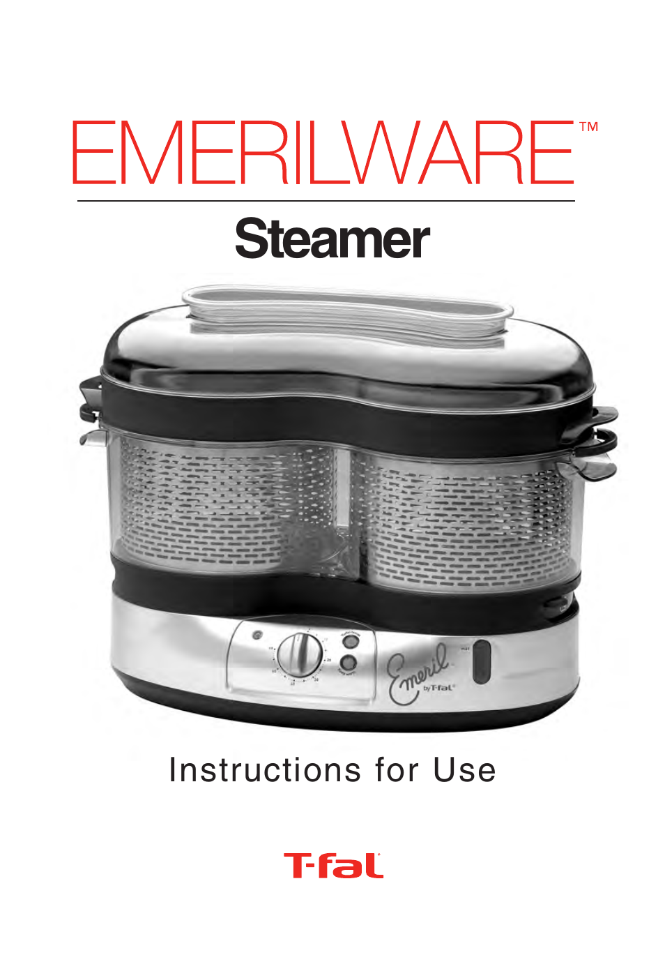 T-Fal Steamer User Manual | 12 pages