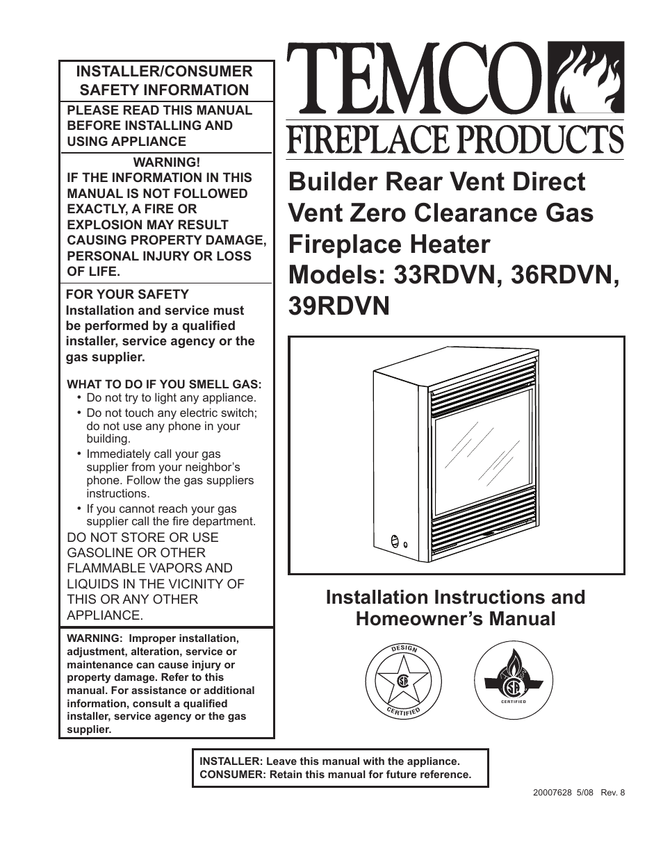 Temco Tool 36RDVN User Manual | 48 pages