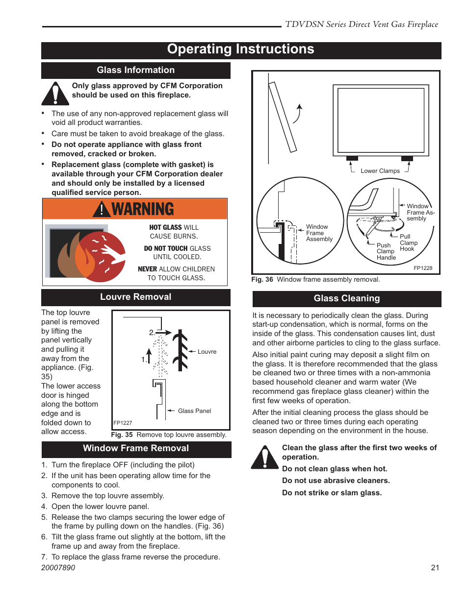 Operating instructions | Temco Tool 33TDVDSN User Manual | Page 21 / 40