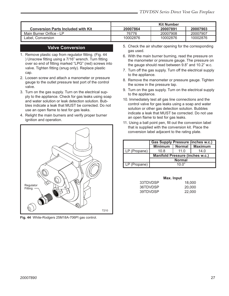 Temco Tool 33TDVDSN User Manual | Page 27 / 40