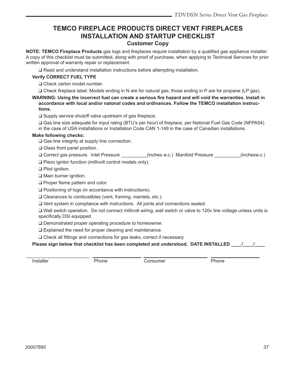 Temco Tool 33TDVDSN User Manual | Page 37 / 40
