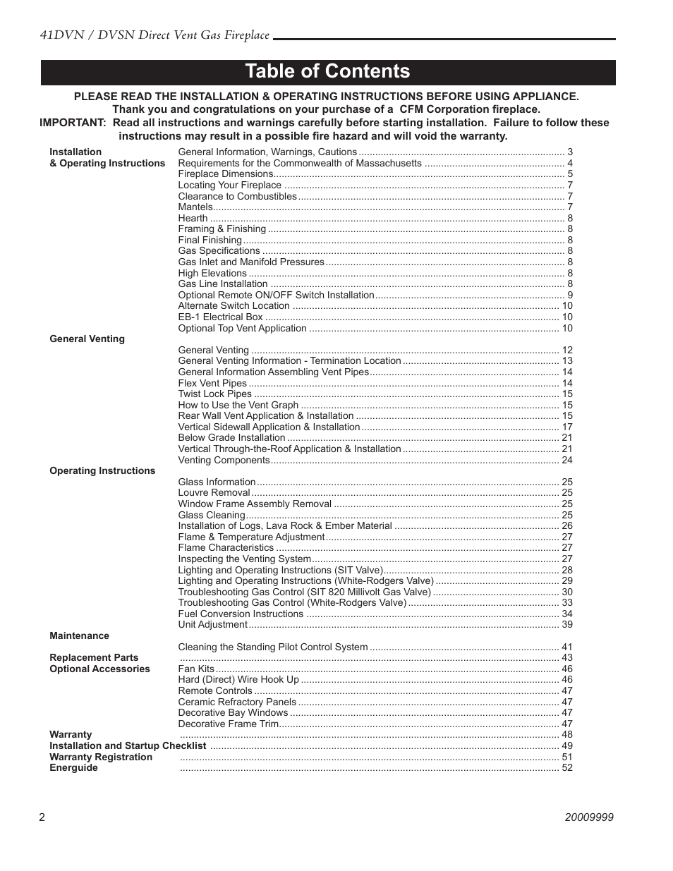 Temco Tool 41DVN User Manual | Page 2 / 52