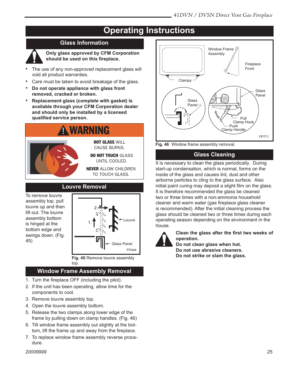 Operating instructions | Temco Tool 41DVN User Manual | Page 25 / 52
