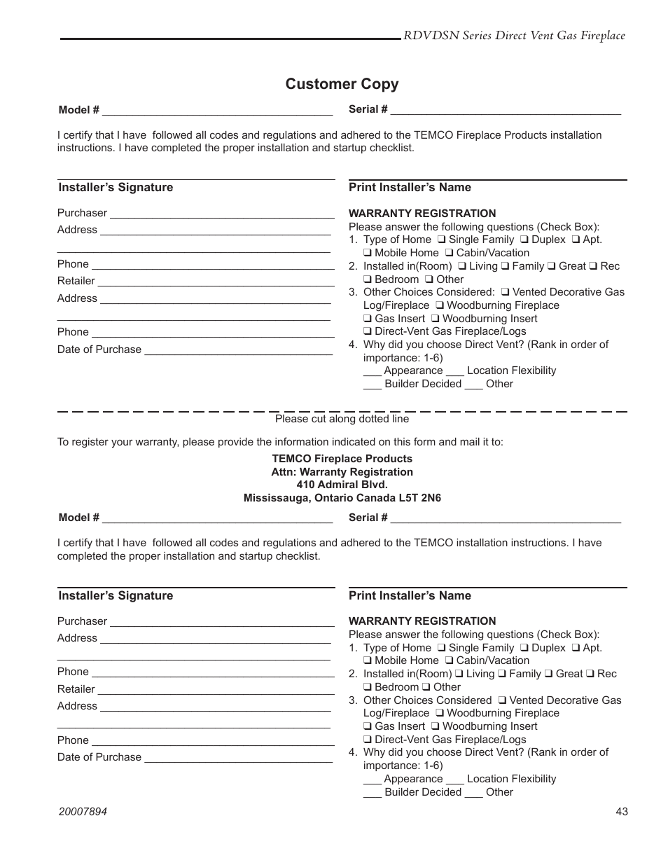 Customer copy | Temco Tool 39RDVDSN User Manual | Page 43 / 44