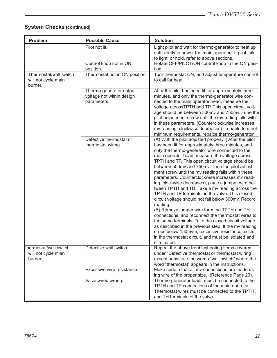 Temco dv5200 series | Temco Tool DV5200MB User Manual | Page 27 / 40