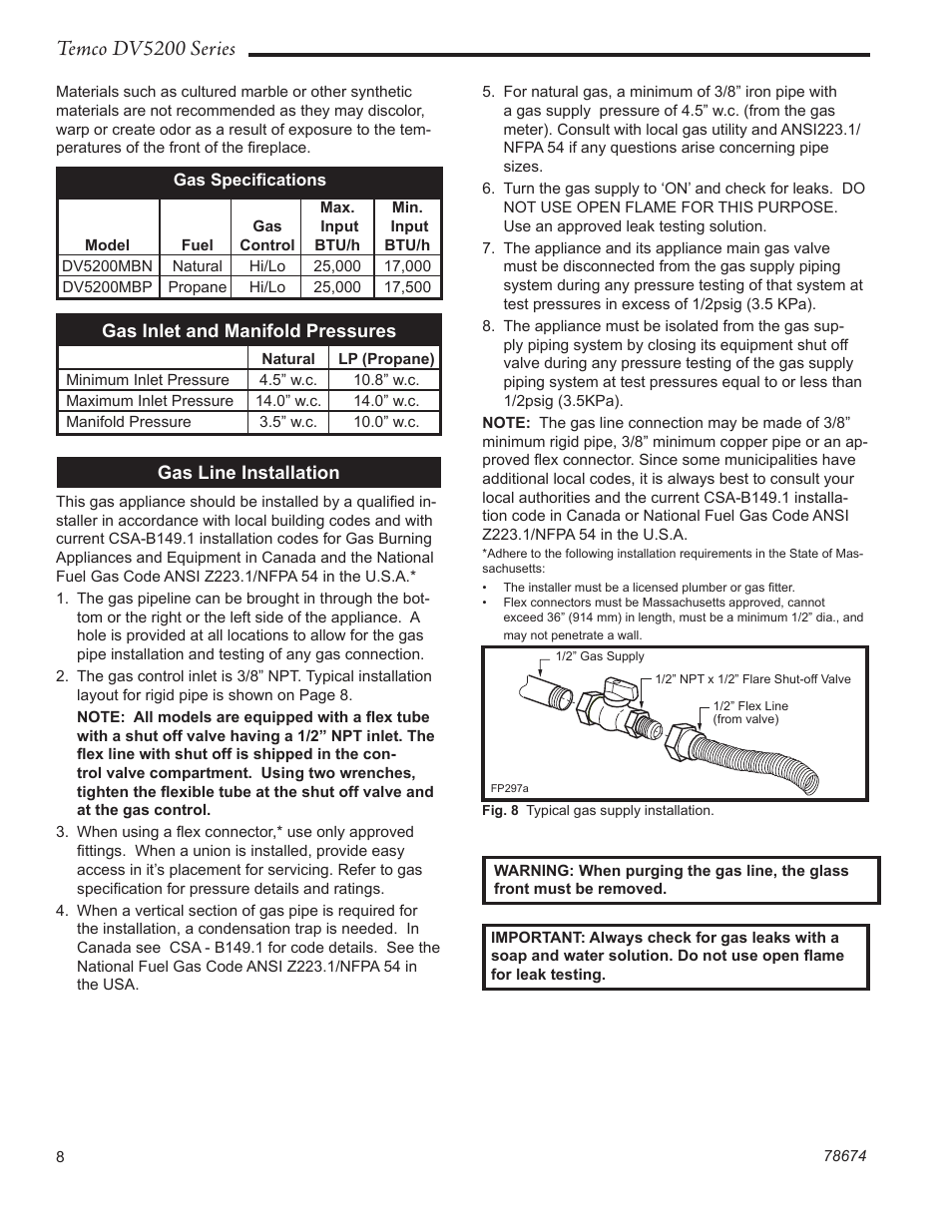 Temco dv5200 series | Temco Tool DV5200MB User Manual | Page 8 / 40