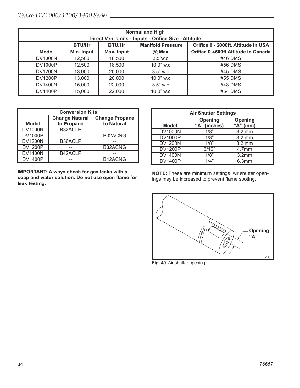 Temco Tool DV1400N/P User Manual | Page 34 / 40