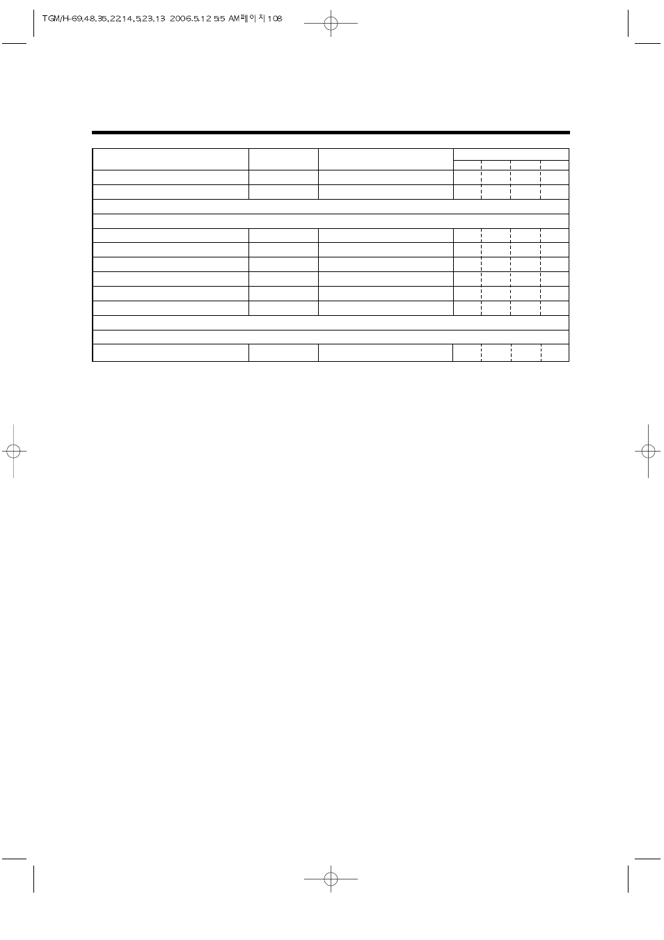 Parts list | Turbo Air TGM-14RV User Manual | Page 111 / 128