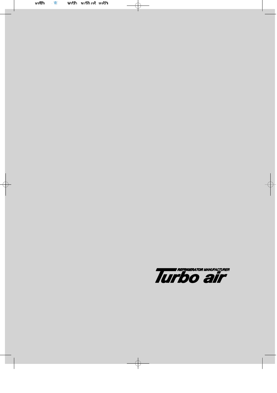 Turbo Air TCBE-52SDR User Manual | 26 pages