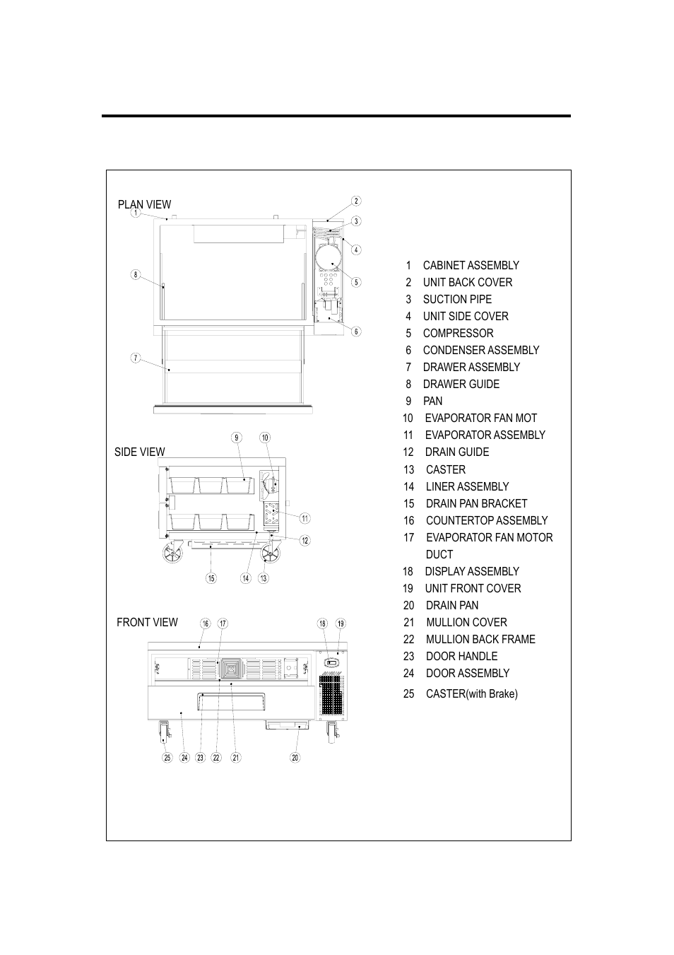 Feature chart | Turbo Air TCBE-52SDR User Manual | Page 4 / 26