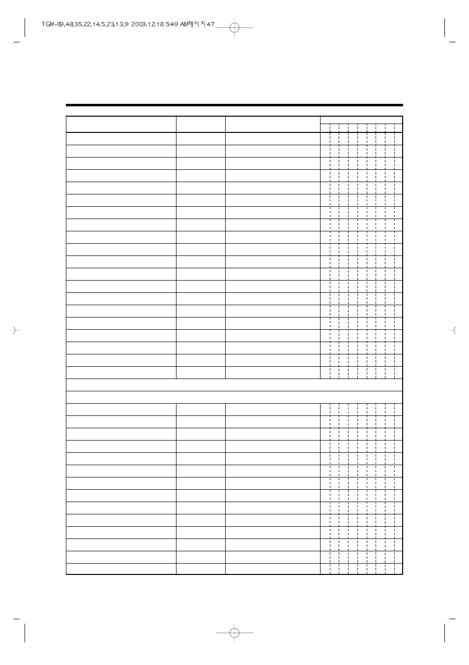 Parts list | Turbo Air TGM-69R User Manual | Page 50 / 108