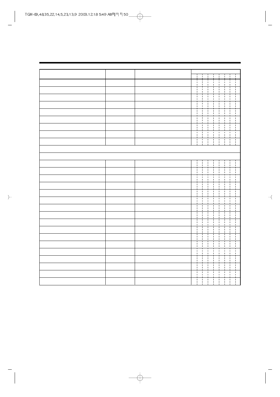 Parts list | Turbo Air TGM-69R User Manual | Page 53 / 108
