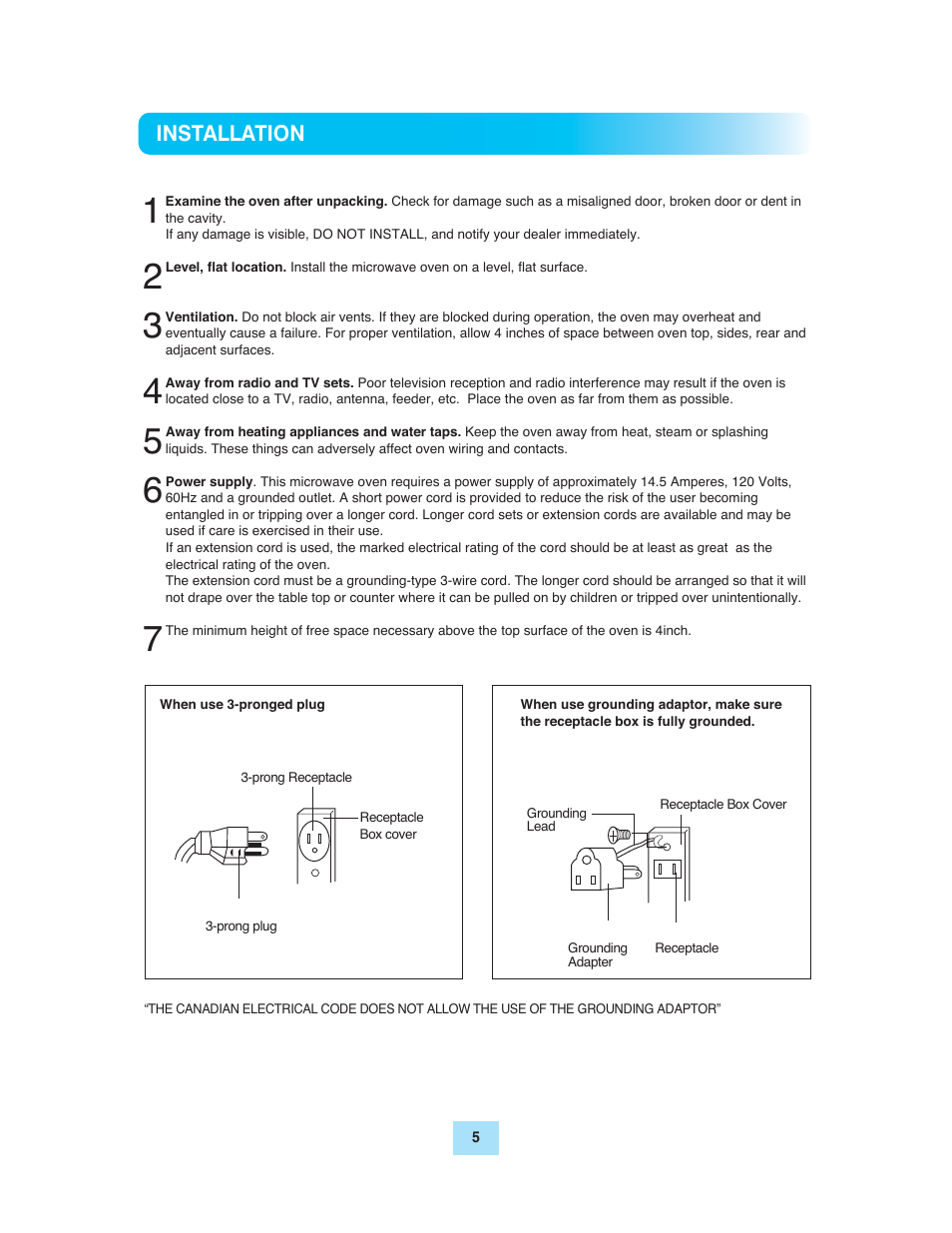 Turbo Air TMW-1100E User Manual | Page 5 / 27