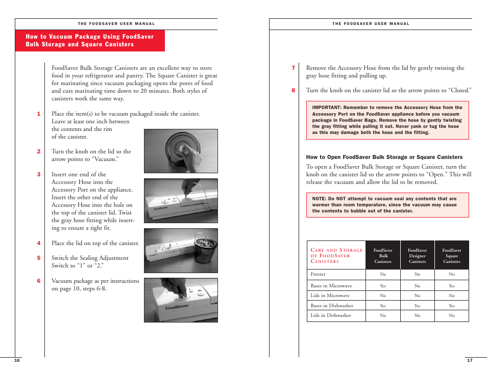 FoodSaver II Turbo User Manual | Page 10 / 22