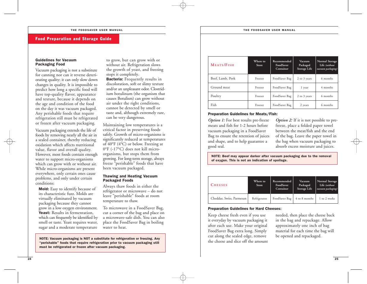 FoodSaver Vac 1500 User Manual | Page 14 / 22