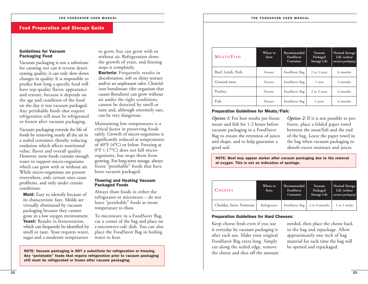 FoodSaver Vac800/Vac820 User Manual | Page 13 / 20