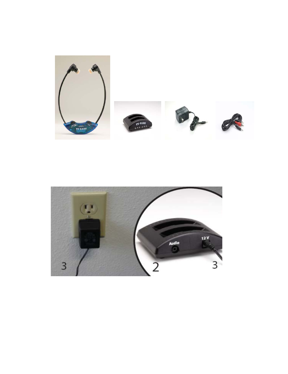 TV Ears Headset System User Manual | 8 pages