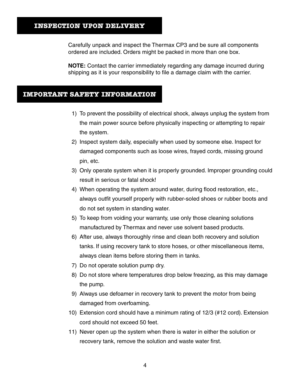 Thermax CP3 User Manual | Page 5 / 24