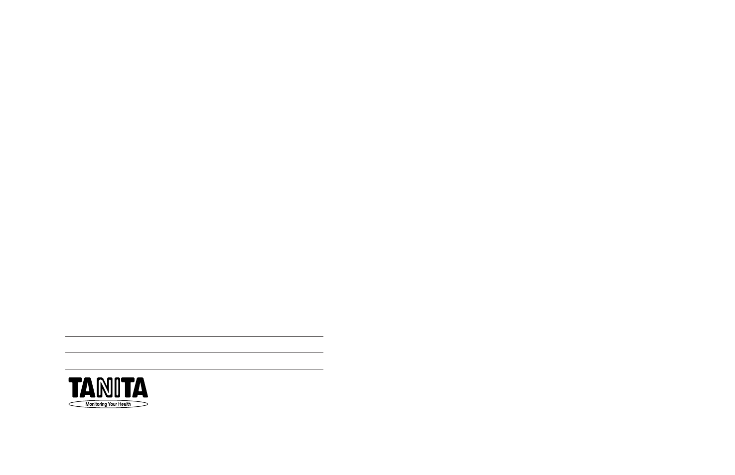 Tanita products limited warranty, Not valid without proof of purchase | Tanita TBF-611 User Manual | Page 11 / 12