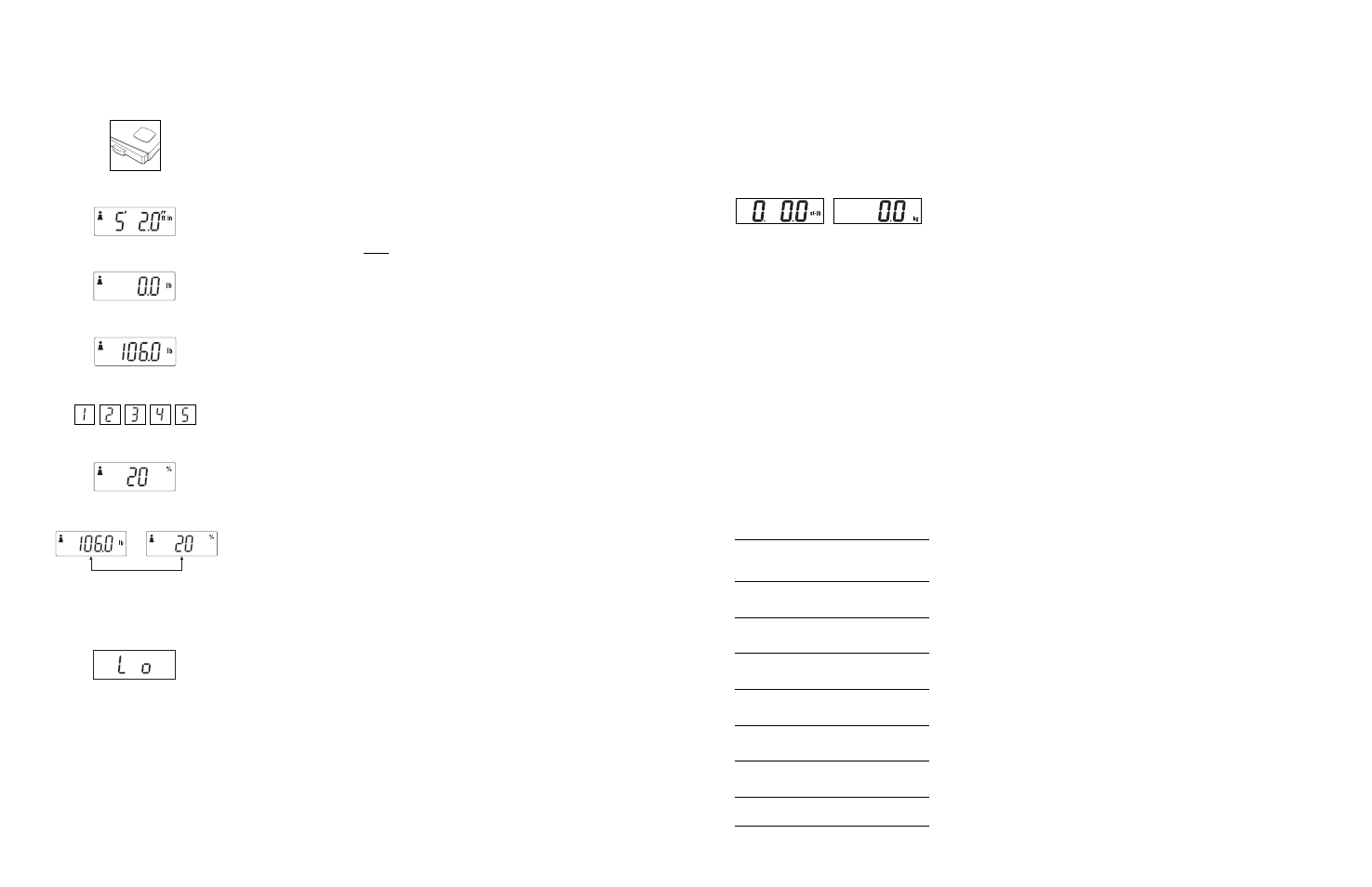 Troubleshooting, Taking measurements, Multiple users | Replacing the batteries, Specifications | Tanita TBF-611 User Manual | Page 9 / 12