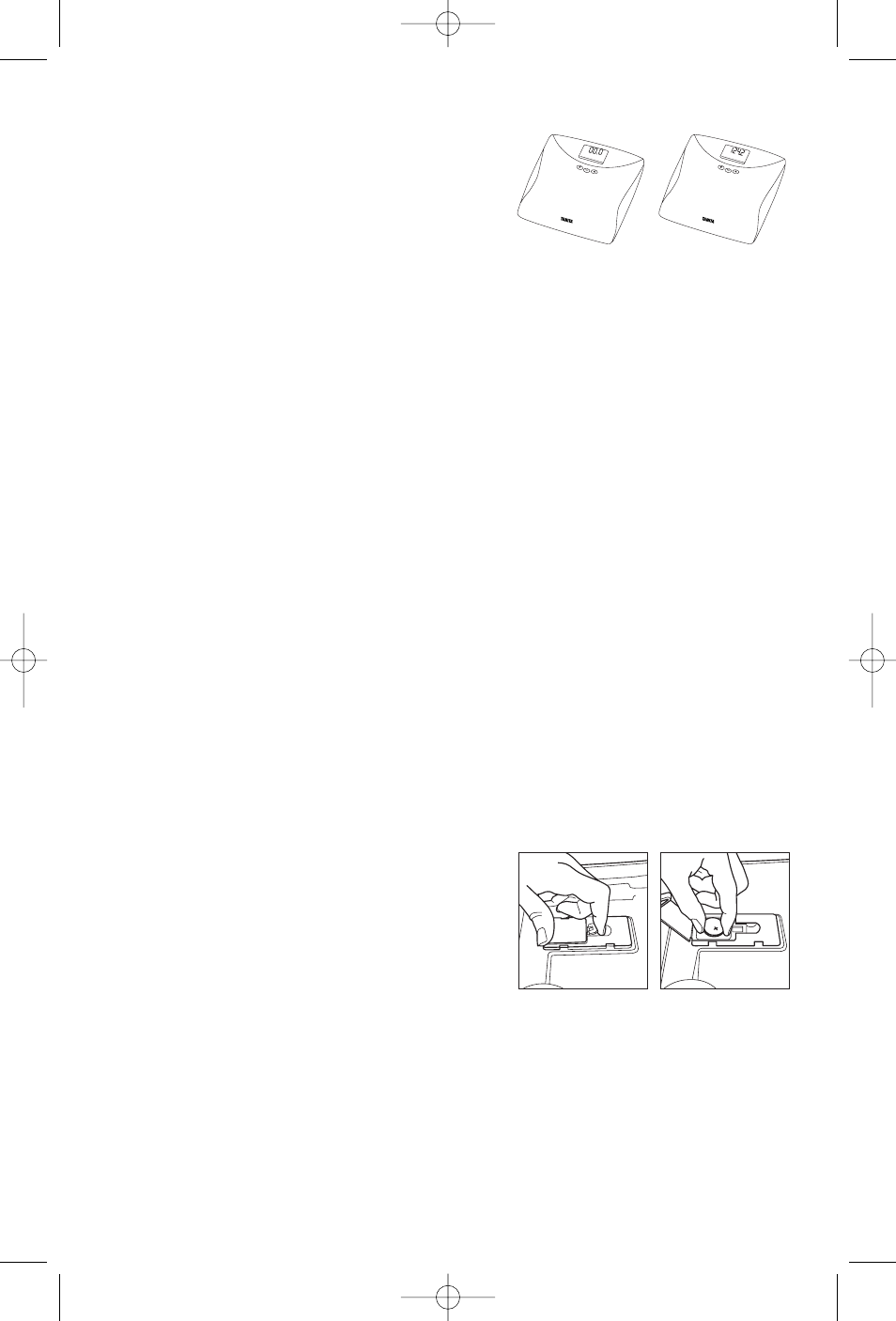 Uitsluitend gewicht functie, Reiniging en onderhoud, Batterijen vervangen | Service | Tanita HD-332 User Manual | Page 13 / 24