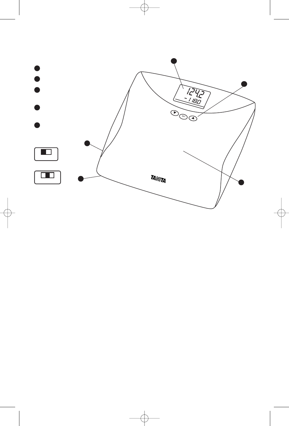 Operating instructions, Digital lithium scale – hd-332, Specifications | Uk specifications, Features, Before use, Placing scale, English | Tanita HD-332 User Manual | Page 2 / 24