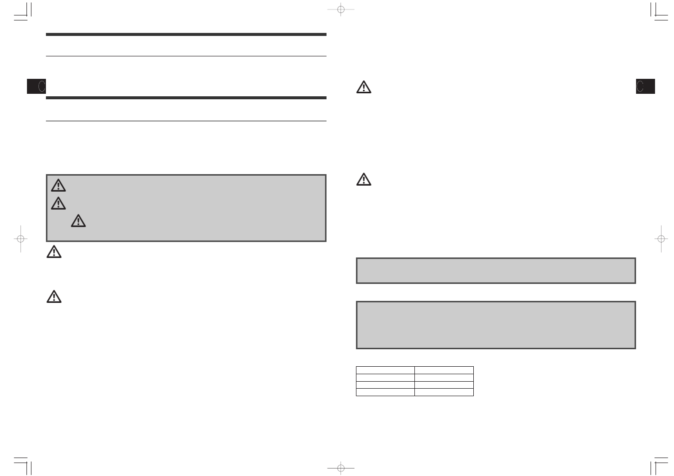 Anwendungen, Sicherheitshinweise, Warnung | Vorsicht, Wartung, Messanleitungen | Tanita WB-110MA User Manual | Page 10 / 37